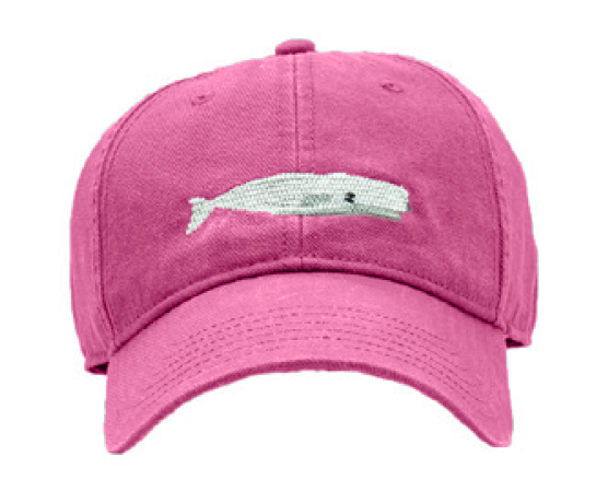 White Whale Baseball Hat - Bright pink