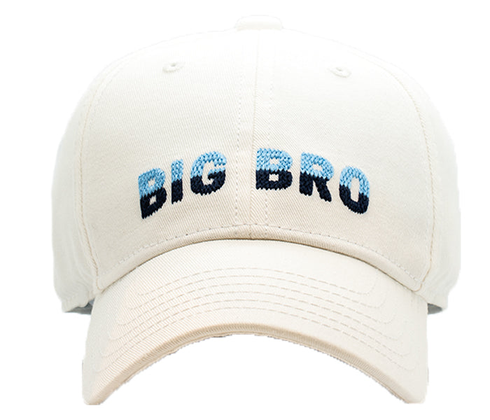 Kids Big Bro Baseball Hat - White