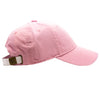 Kids Bunny Carrot Baseball Hat - Light Pink