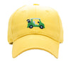 Kids Golf Cart Baseball Hat - Light Yellow