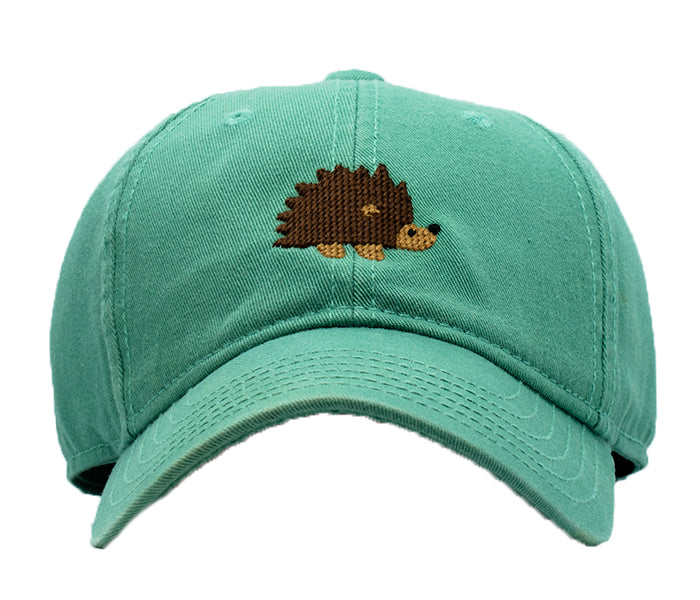 Kids Hedgehog Baseball Hat - Mint