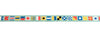 Nautical Flag Needlepoint Belt - Mint