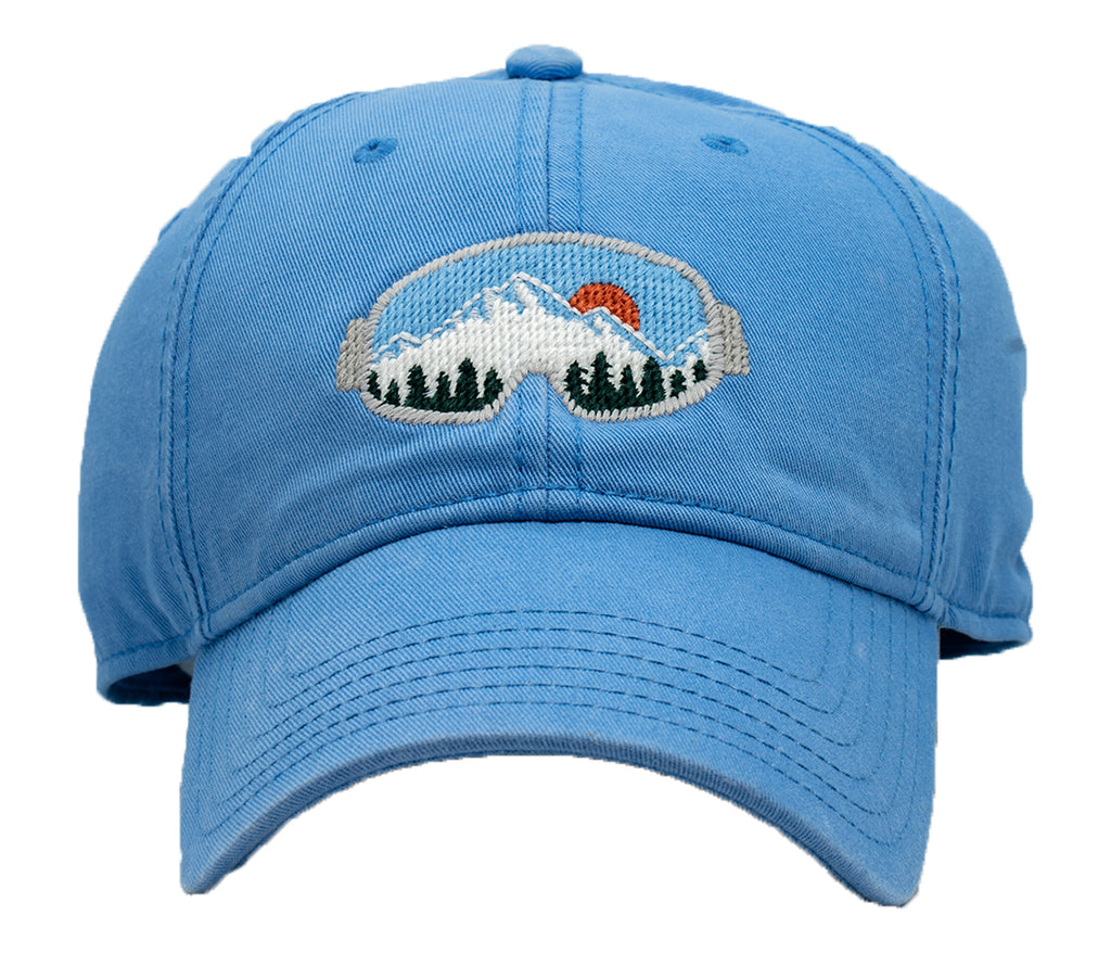 Ski Goggles Baseball Hat - Light Blue