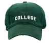 College Baseball Hat - Tee Green